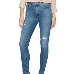 Levi's Mile High Super Skinny Jeans September Blue
